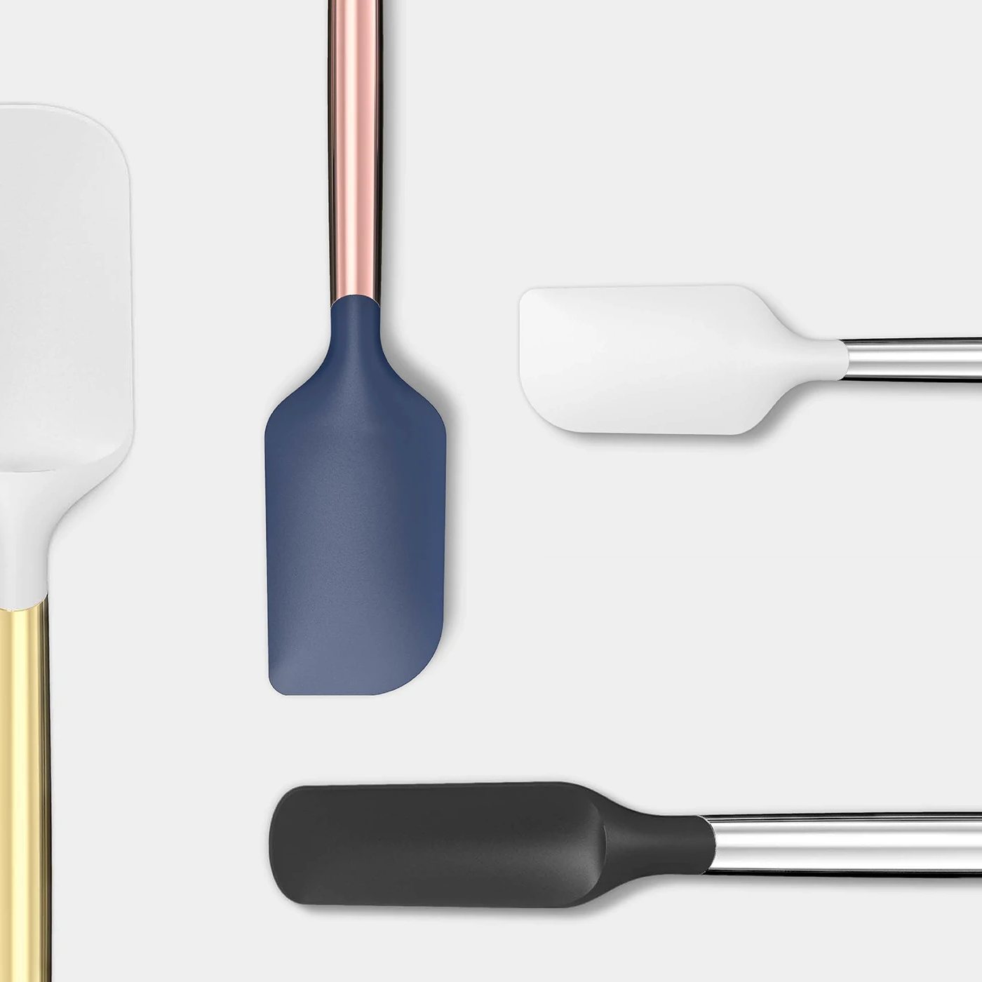 Art+Cook Signature Spatulas — detail comparison across all four colorways