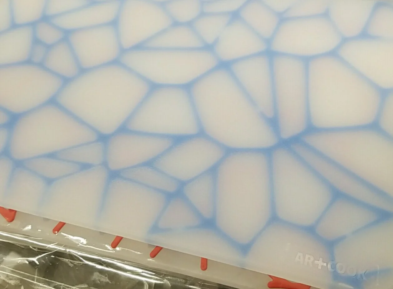 Art+Cook TPU cutting board design — materials exploration