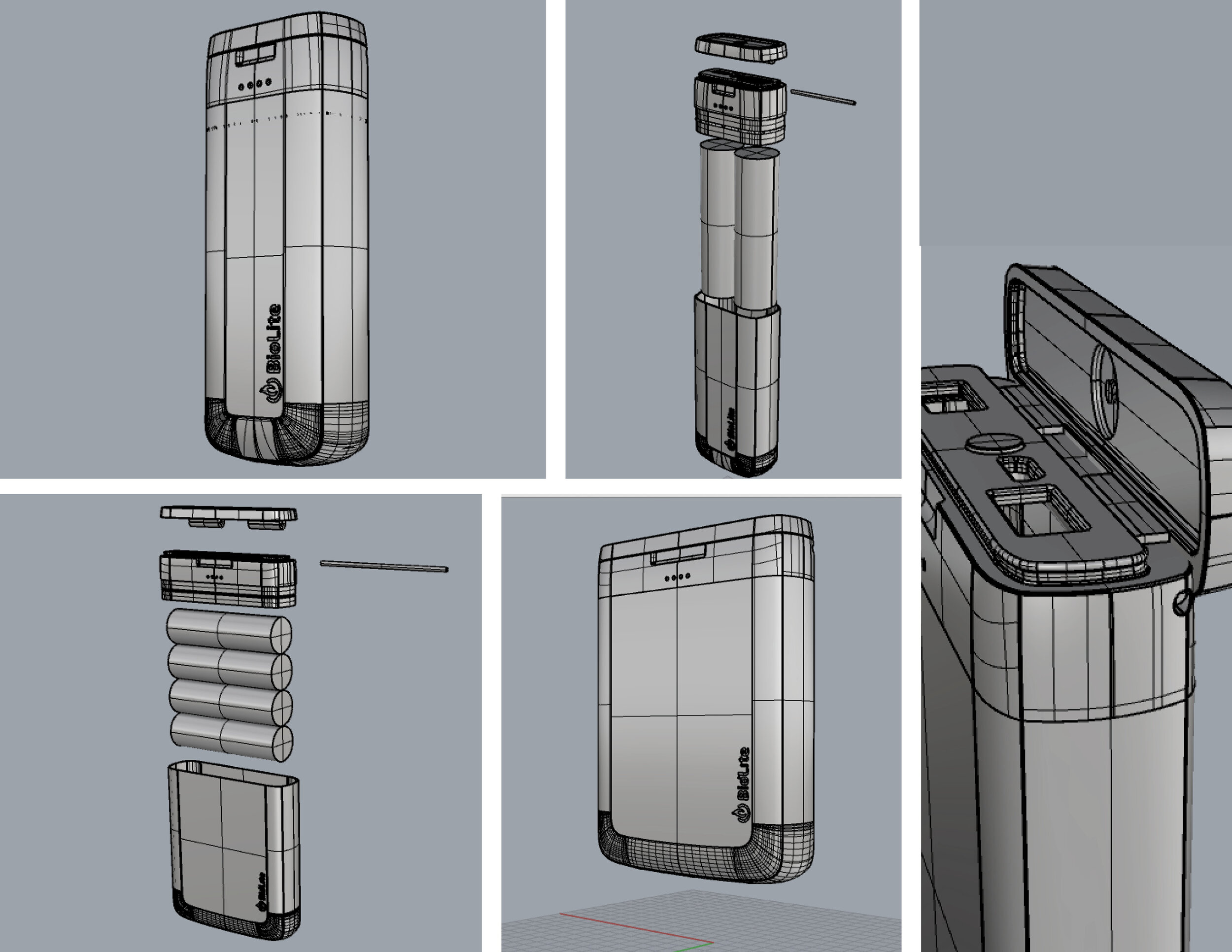 BioLite Charge Series — CAD design and engineering