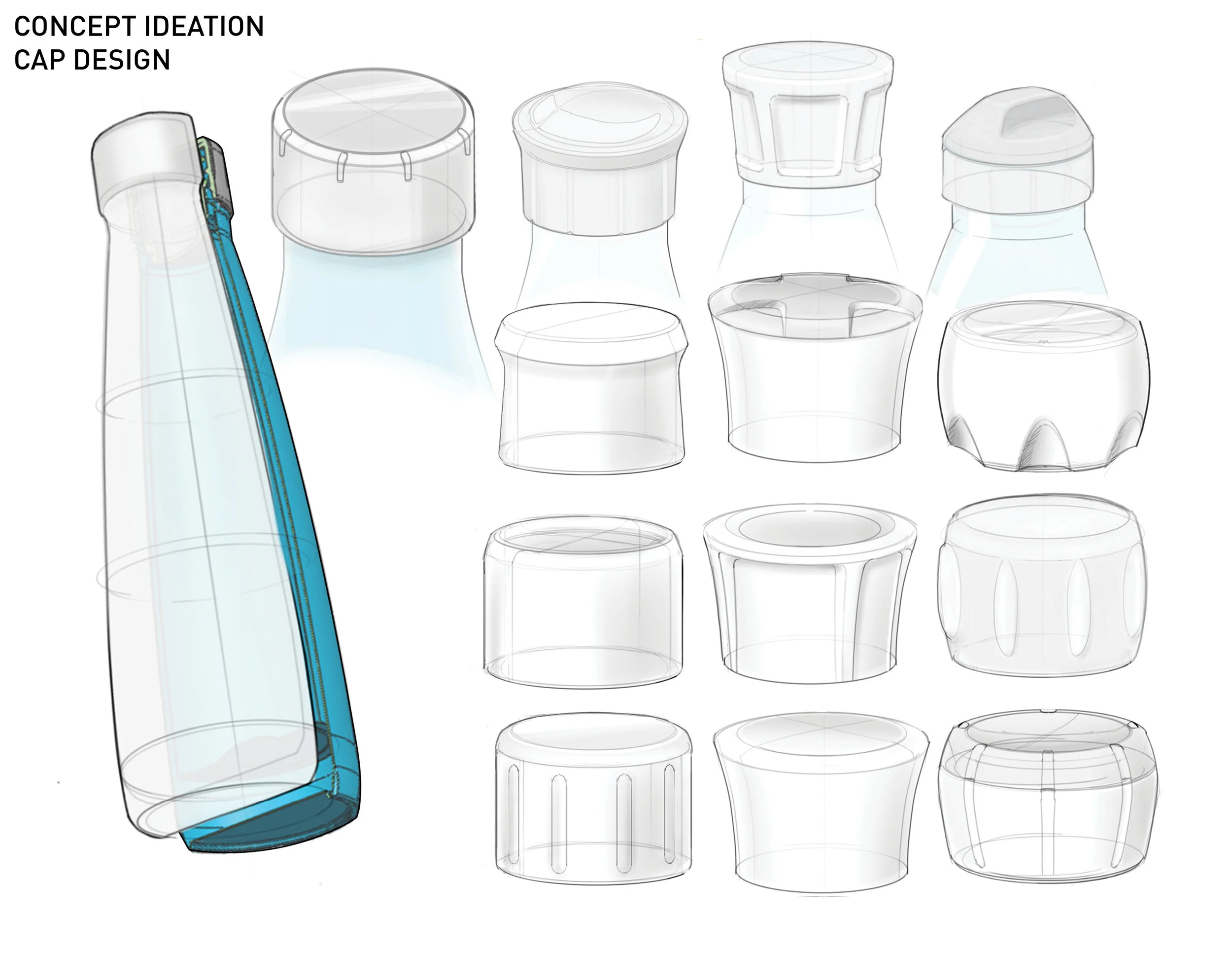 Swell Sip — CMF exploration and layout study