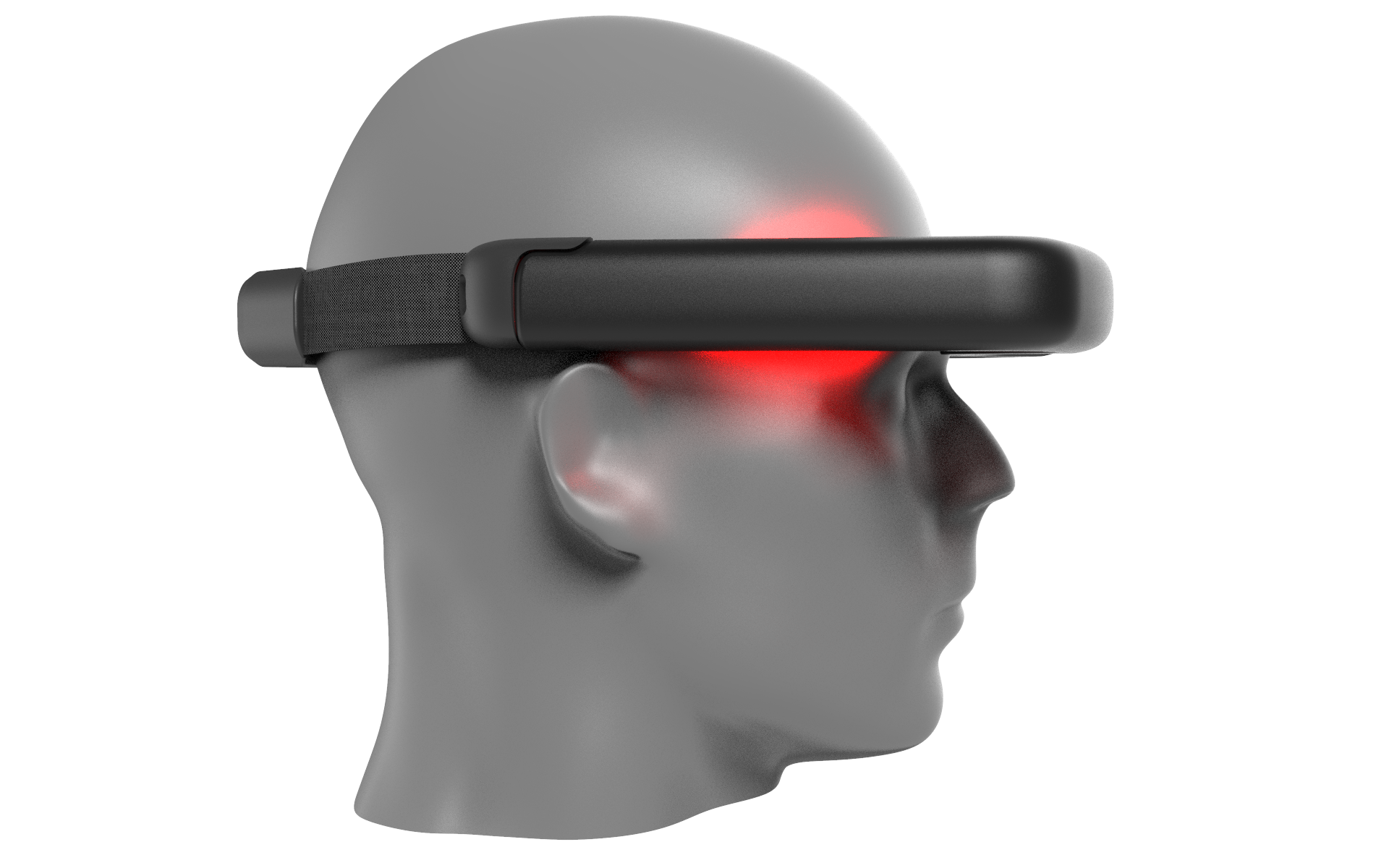 TREV neuro headset refined concept C3 — side profile