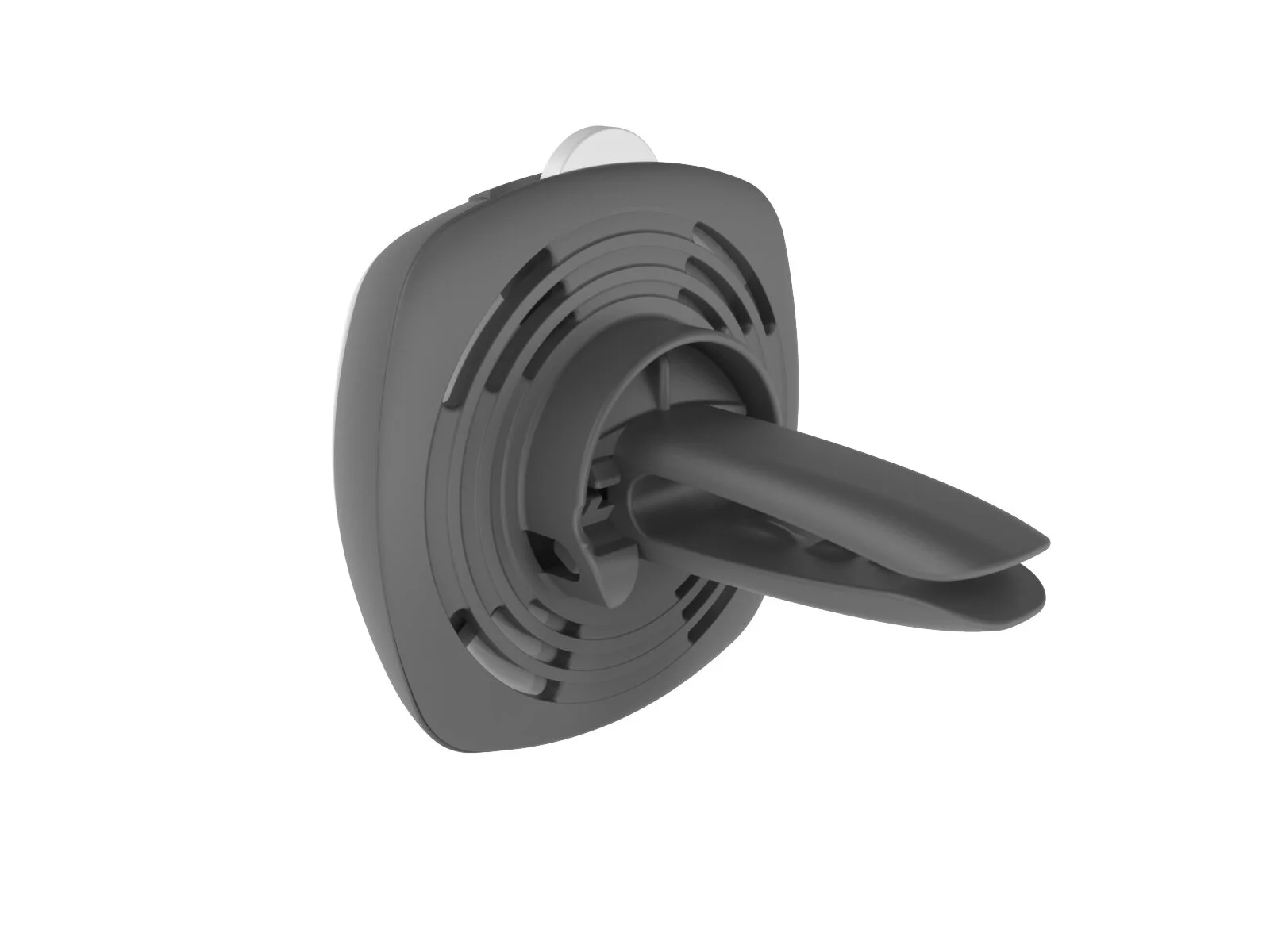 Car vent clip air freshener — resolved form render, front
