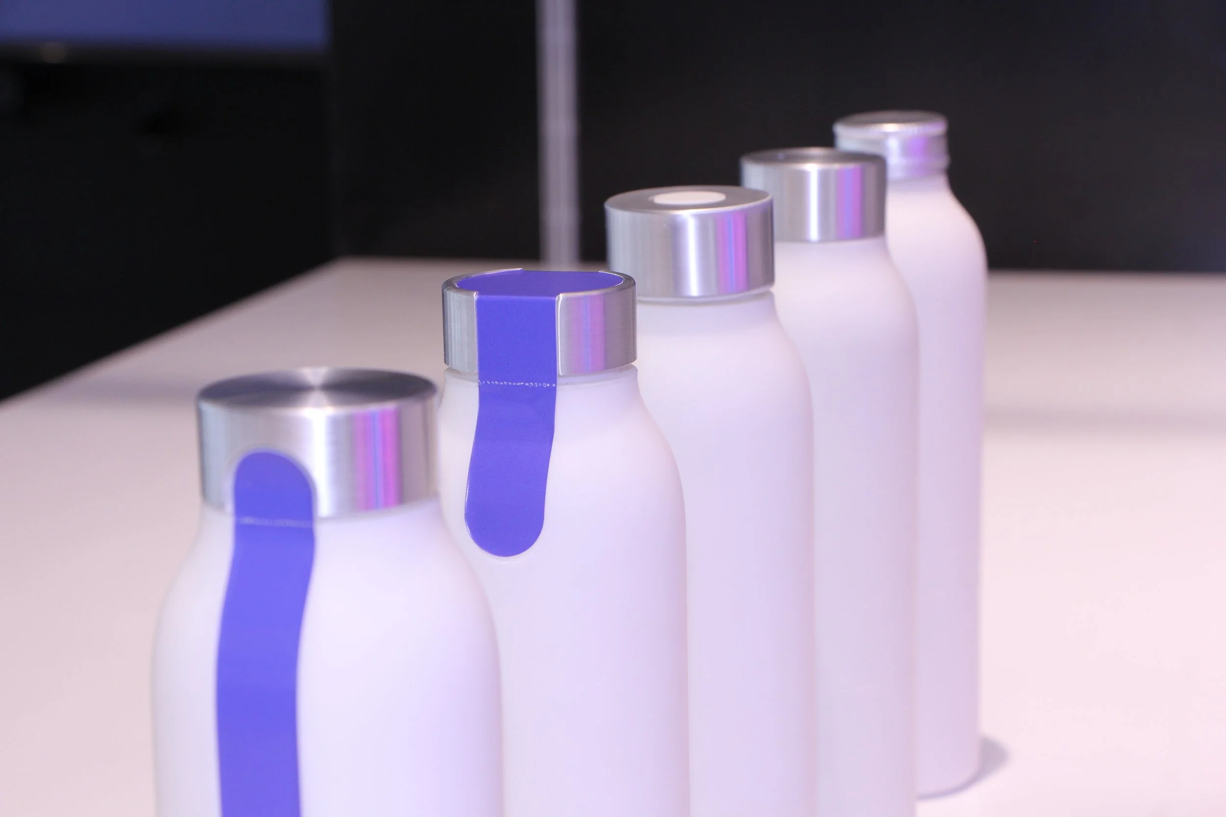 WIM Water sustainable refill bottle — lifestyle photography