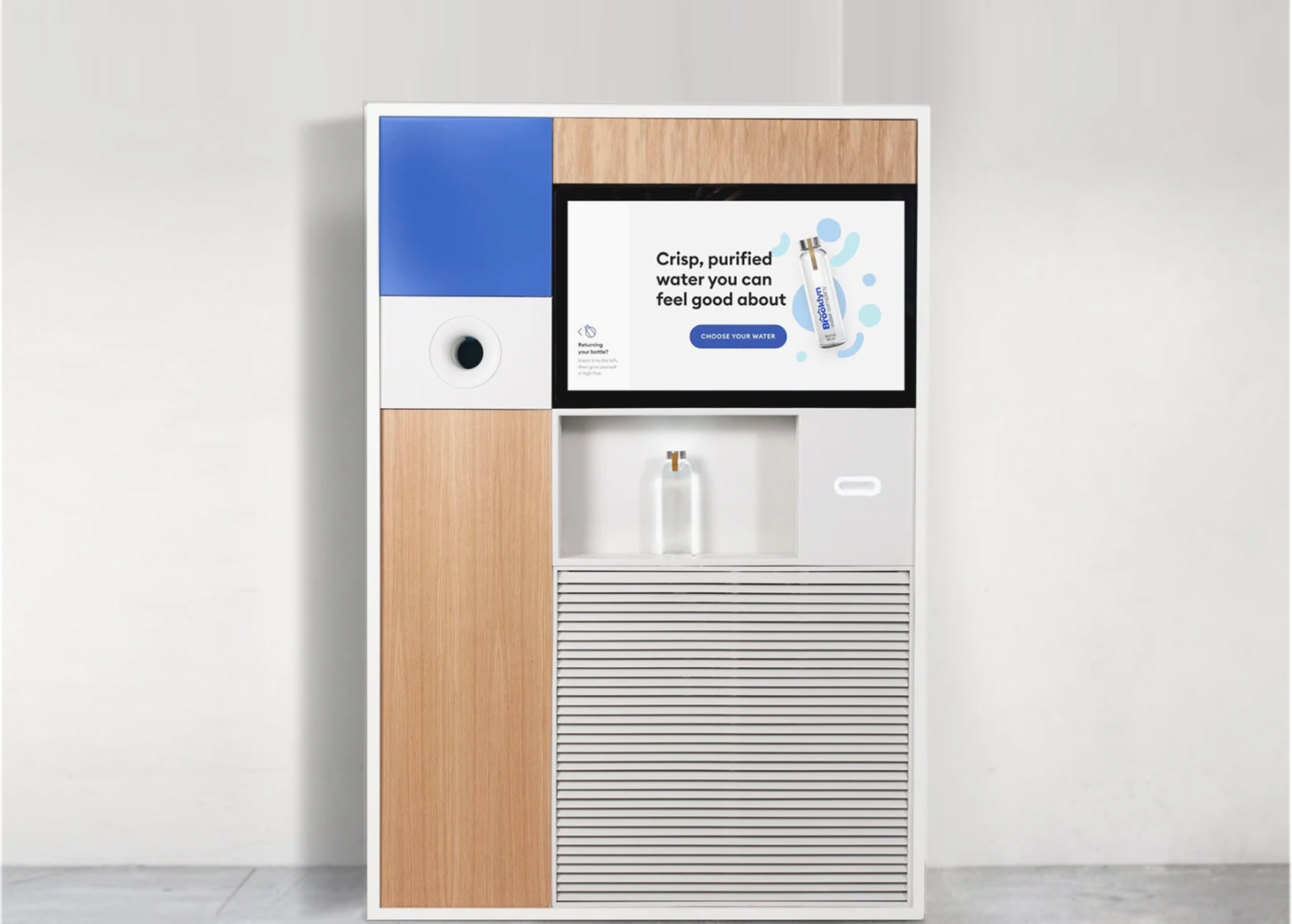 WIM Water sustainable refill system — product design by Geoff LaCorte